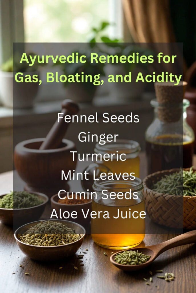 Ayurvedic remedies for gas bloating and acidity