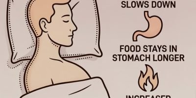 sleep after eating ayurveda digestion posture illustration