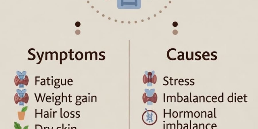 Ayurvedic treatment for thyroid symptoms diet and herbs